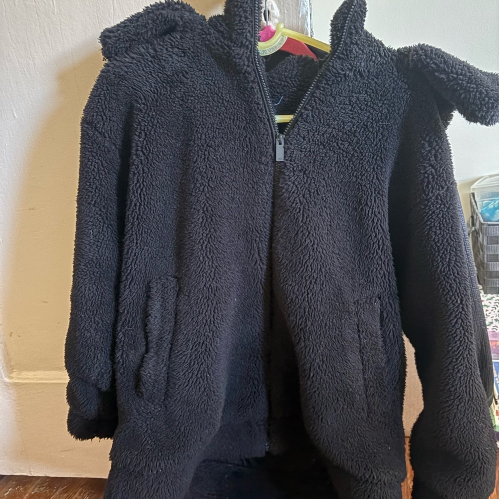 ALO Yoga Black Teddy Jacket